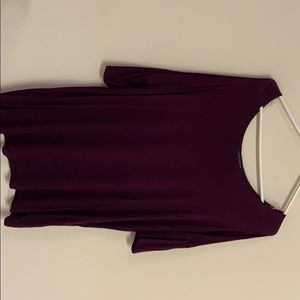 Maroon Short Sleeve Shirt